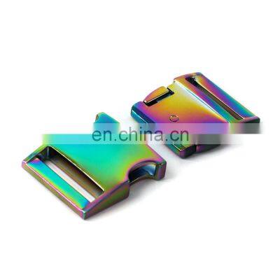 Custom Name Safety Belt Buckles Logo Side Quick Release Buckles Rose Gold Metal Eco-friendly Lead Free and Nickle Free photo-5