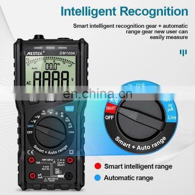 Digital Multimeter Tester DM100A Auto Range Multimetro 10000 Counts Measure Ohm Volt Amp Capacitor Tester Multimeters photo-3