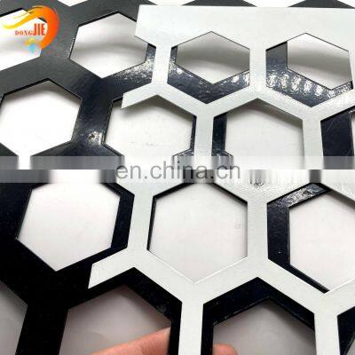 Hexagonal hole perforated wire mesh perforated metal sheet