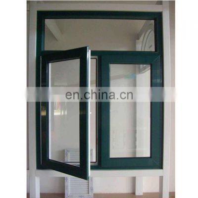 Double glazed casement window / arched casement aluminium windows with grills