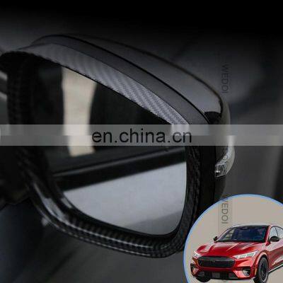 2022 New Car Rearview Mirror Rain Eyebrow for Ford Mech-E Auto Mirror Rain Shield Design Car Exterior Accessories photo-2