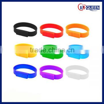 Hot Sell Bracelet USB Wristband Flash Drive with Your Logo for Promotion / Gift