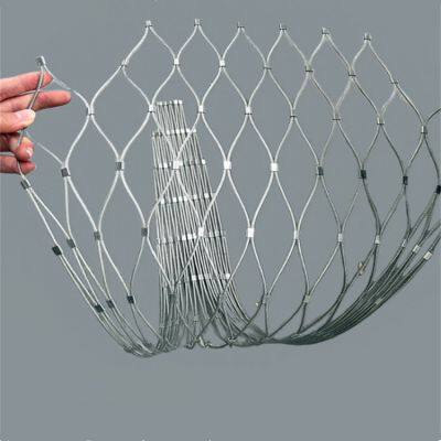 Stainless steel rope anti-falling net, lifting yard anti-falling net, stainless steel rope fence net