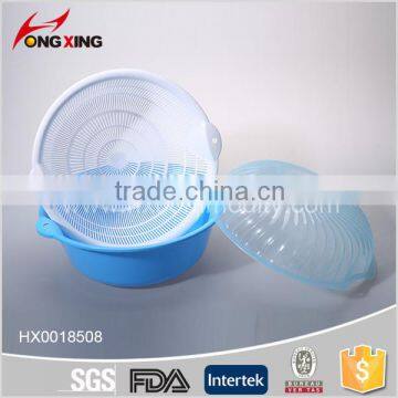 Fashion Household Round Shape Plastic Dewatering Sieve With Lid photo-3