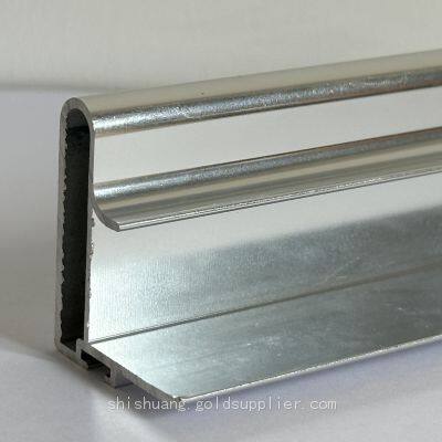 Custom Sizes High Quality Sliding Door System Hardware Kit Aluminum Sliding Door Track Upper and Lower Track Set photo-4