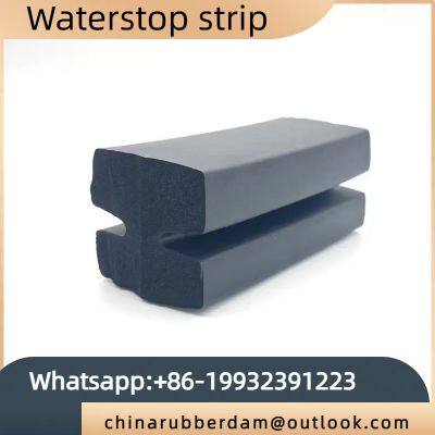 651 type water stop strip, embedded rubber water stop strip, back attached steel edge type, EPDM rubber water stop strip