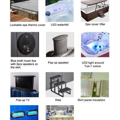 Large Above Ground Swim Spa Swimming Pool Kits Swimming Tub Factory photo-5