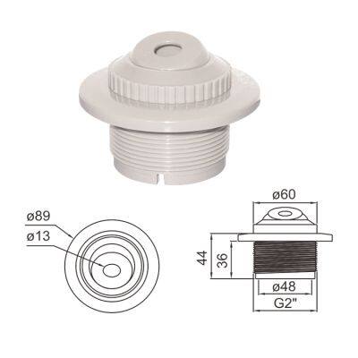 Durable Swimming Pool Water Jet Nozzles ABS SPA Jet Pool Plastic Fittings Spray Eyeball Nozzles photo-3