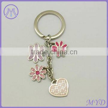 Fashion metal key charms dangle key charms