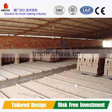 Competitive price and big capacity clay brick tunnel dryer