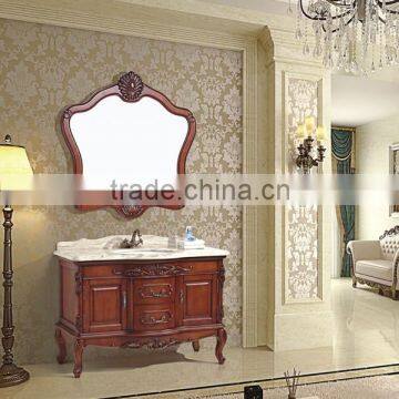 European Style Classic Bathroom Cabinet, Bathroom Corner Vanity Cabinet photo-2