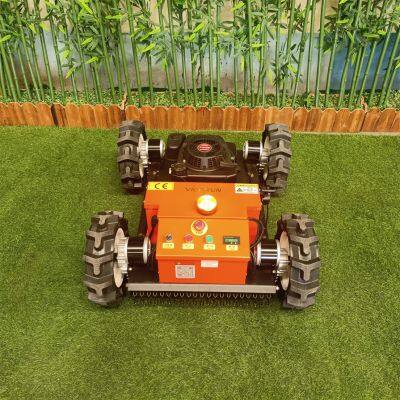 track mower, China radio controlled mower price, robot lawn mower for hills for sale