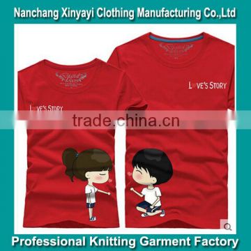 2015 the new design Cute Couple Shirt Design / Dri Fit Shirts Wholesale / Chinese Clothing Manufacturers