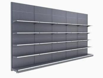 Supermarket Metal Multi Layers Double Sided Gondola Display Shelf With Different Colors