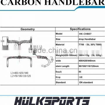 NEW Design Carbon Handlebar Glossy Matte Surface 3K UD Carbon Bicycle Road Bicycle Handlebar photo-6