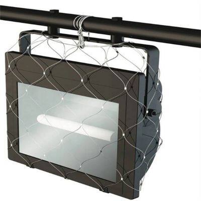 316 Stainless Steel Rope Mesh Safety Net for Fixture Lamp Wire Mesh Flood Light Anti-Drop Protection