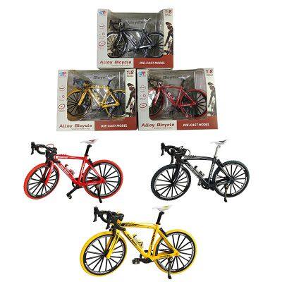 XINYU 1:8 Scale Diecast Toys Mountain Bicycles Alloy Metal Miniature Bike
