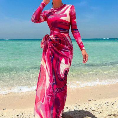 Modest Activewear Swimwear Burkini Set Full Coverage Swimwear photo-3