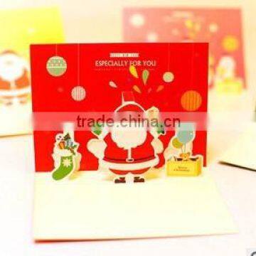 3D pop up christmas greeting cards