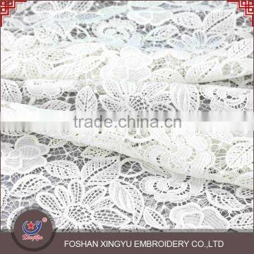 Professional OEM/ODM Manufactur Japanese Voile Cutwork Embroidery Polyester Lace Fabric Designs photo-2