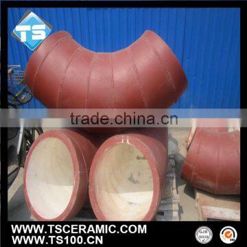 Acid-Resisting Al2O3 Ceramic Lined Bend Pipe for Mining Industry