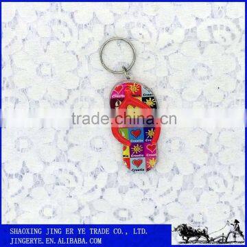 2015 Newest Promotion Cheap Gifts Acrylic Feet Key Chain