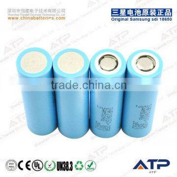 18650 high discharge rate battery cells samsung inr18650-25R / samsung 18650 2500mah battery