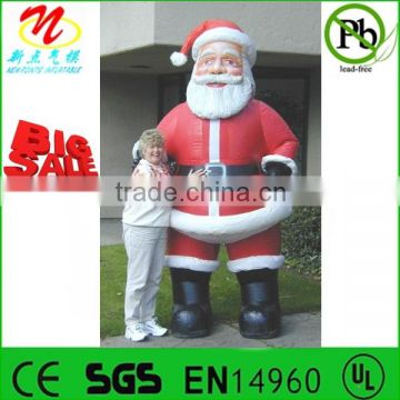 Custom size Santa Claus inflatable for sale, airblown Christmas Santa inflatables