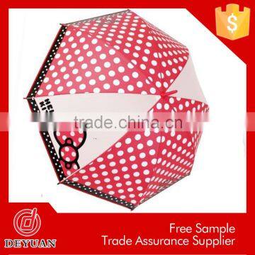 Oil Painting Auto Open Straight Bubble Children Poe Umbrella