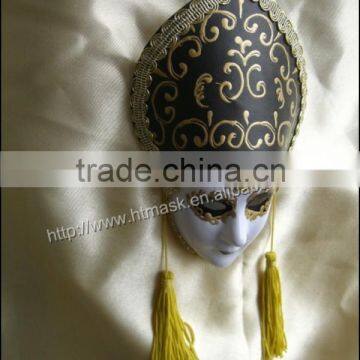 Magnetic Plastic Venice Mask With Earrings Luxury Venetian Masks With Magnet for Party Carnival Decoration photo-2