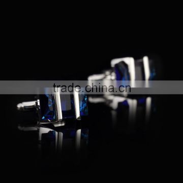 customize metal diamond wrap around cufflinks