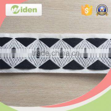 Widentextile vintage geogmetry pattern non-slip elastic sewing tape