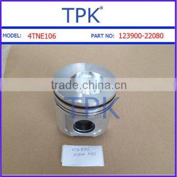 4TNE106 Piston, 123900-22080, engine rebuilt parts, repair parts.