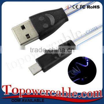 2016 New Premium High Quality LED Light-UP USB To Micro USB V8 Charging Cables photo-2