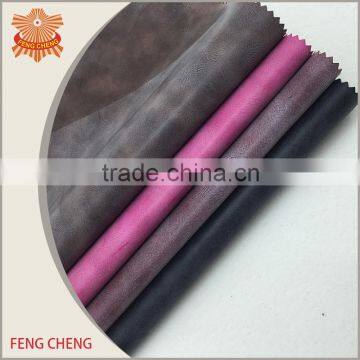 Full pu Brush pu Artificial Leather photo-4