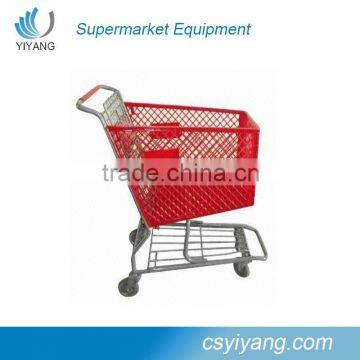 Supermarket Shopping Trolley/Shopping cart/Chromed hand trolley