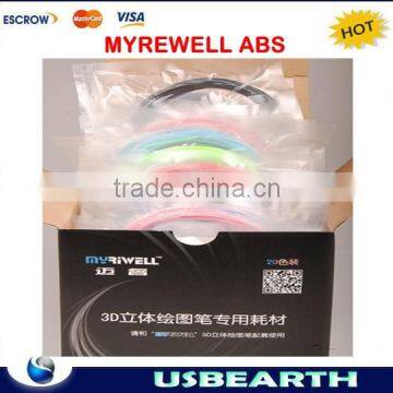 2015 Hotsale MYREWELL ABS , Touch Screen Control 3D printer material