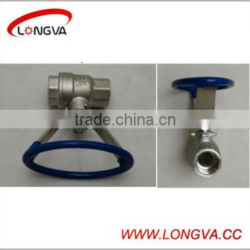 2-PC 1/2'' threaded ball valve reducing port