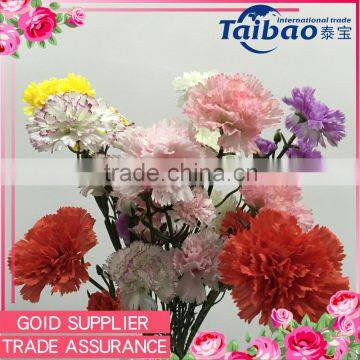 Artificial 5 heads carnation artificial silk flower artificial silk carnation                        
                                                Quality Choice