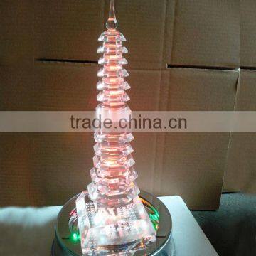 High quality crystal tower model