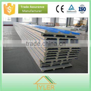 both side color steel sheet polyurethane sandwich panel