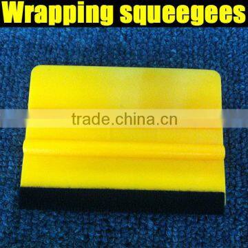 Good quality Vinyl Install Squeegee, Car Vinyl Wrap Tools, Blade Scraper with Soft Felt