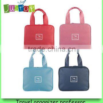 2014 NEW! Dual Zippers Pouch Organizer for Clothes and Cosmetics photo-2