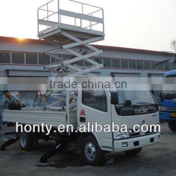 500kg truck mounted scissor lift/lift truck