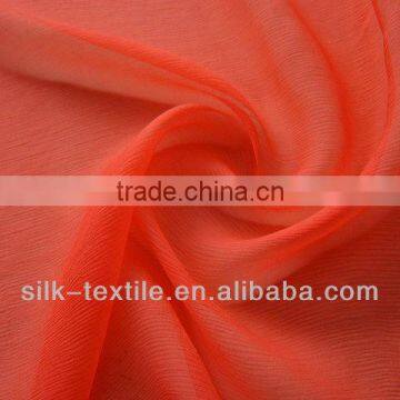 silk crinkle chiffion fabric