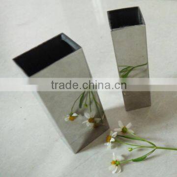 ISO certification welded 201 stainless steel pipe of rectangular shape