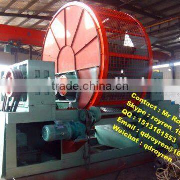 Automatic waste tire recycling line used car shredder for sale