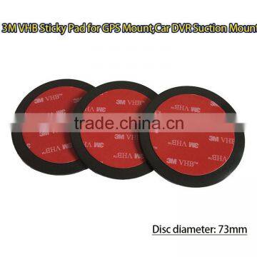 Original 3M VHB 73mm Car Mount Sticky Pad for GPS Mount,Car DVR Bracket,Cellphone Holder Mount Disc