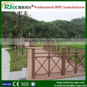 Natural look composite decking for outdoor fencing with waterproof and moisture-proof/WPC outdoor playground fences