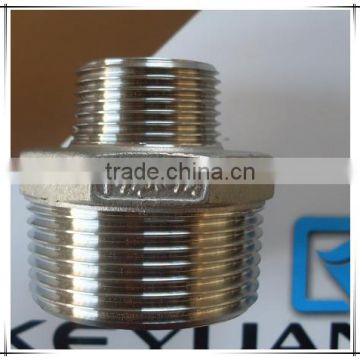 DIN2999 Stainless steel 316 hydraulic male to male reducer for pipes